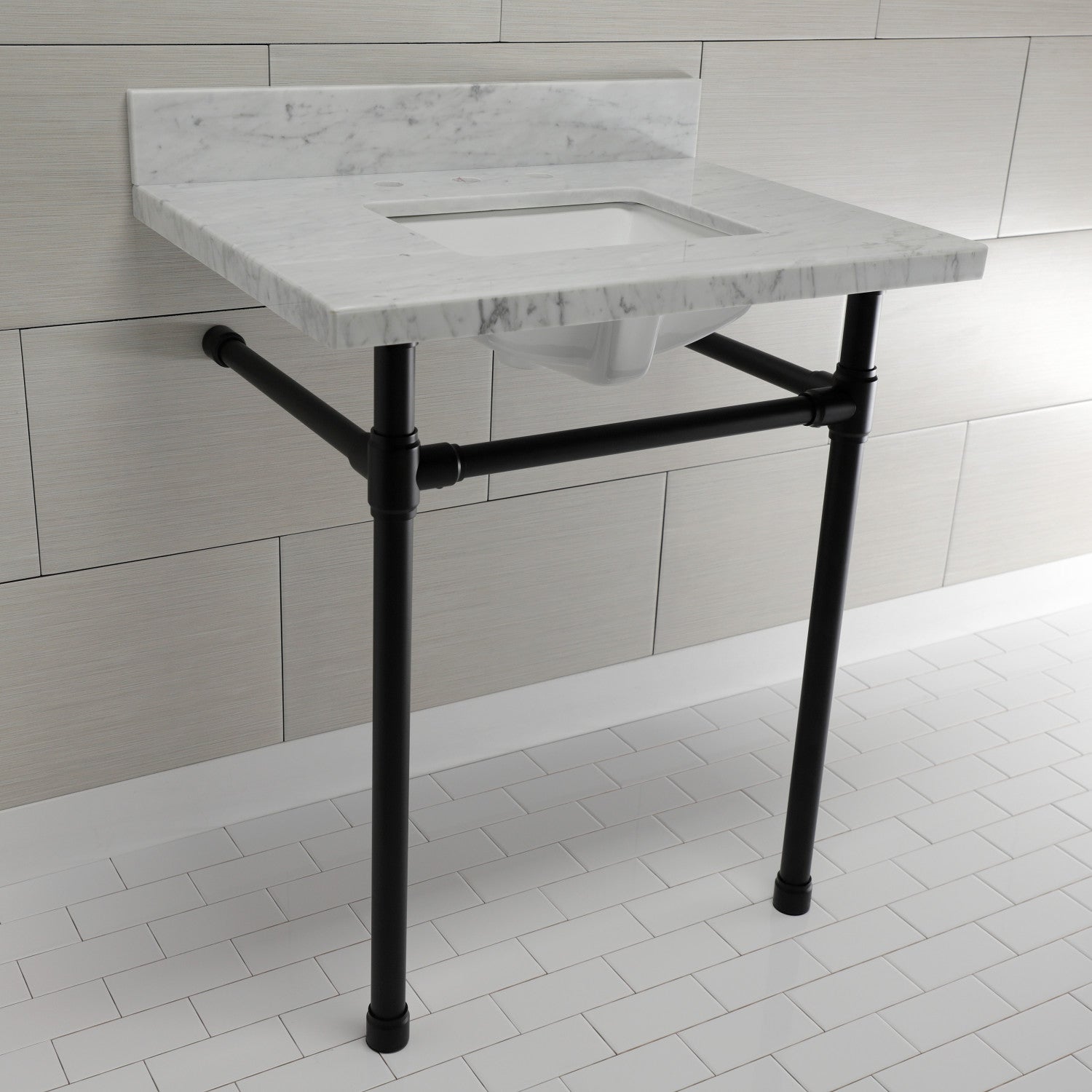 Kingston Brass Dreyfuss lavabo consola — vista
