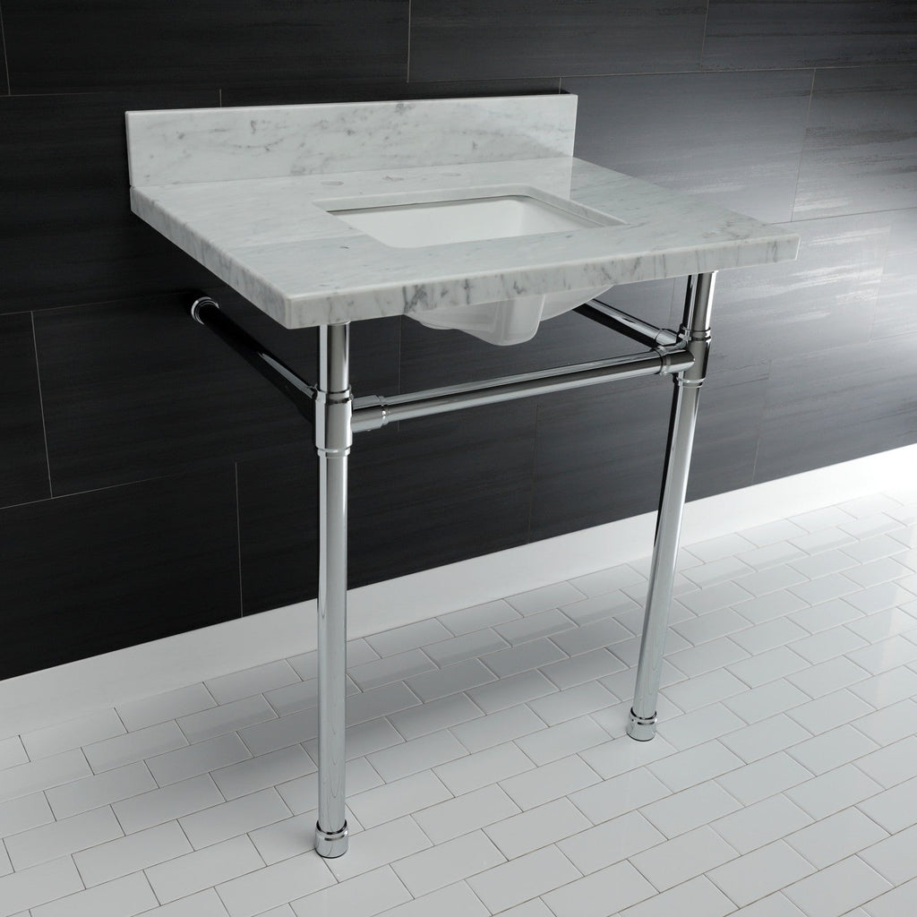Kingston Brass Dreyfuss lavabo consola — vista