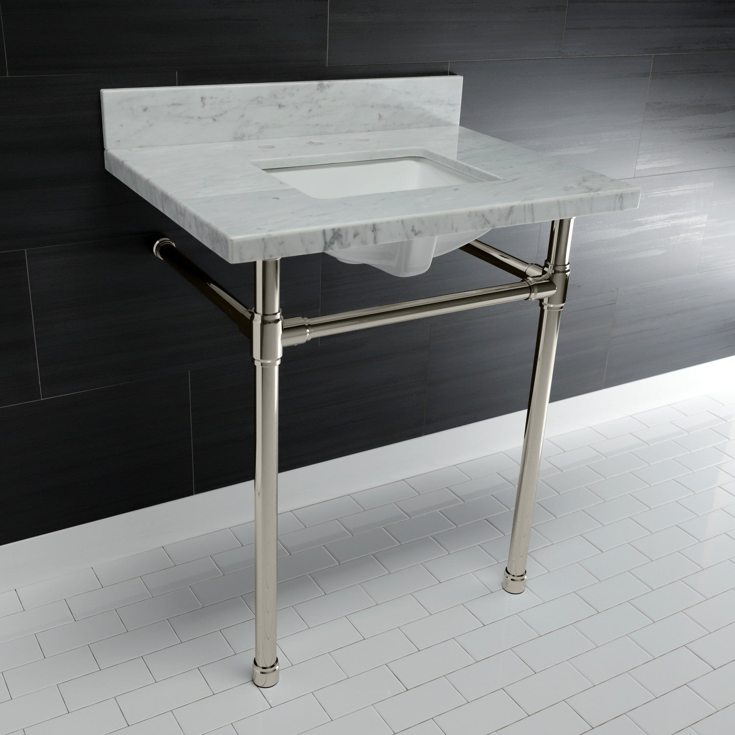 Kingston Brass Dreyfuss lavabo consola — vista