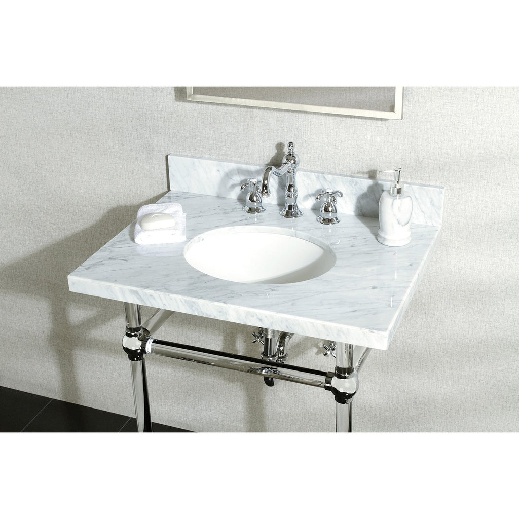 Kingston Brass Templeton lavabo consola — vista