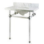 Kingston Brass Templeton lavabo consola — Cromo Pulido