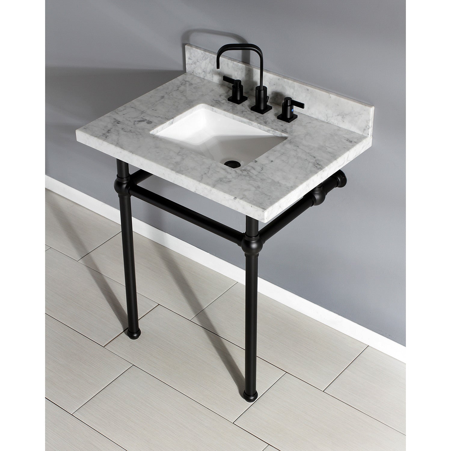 Kingston Brass Templeton lavabo consola — vista