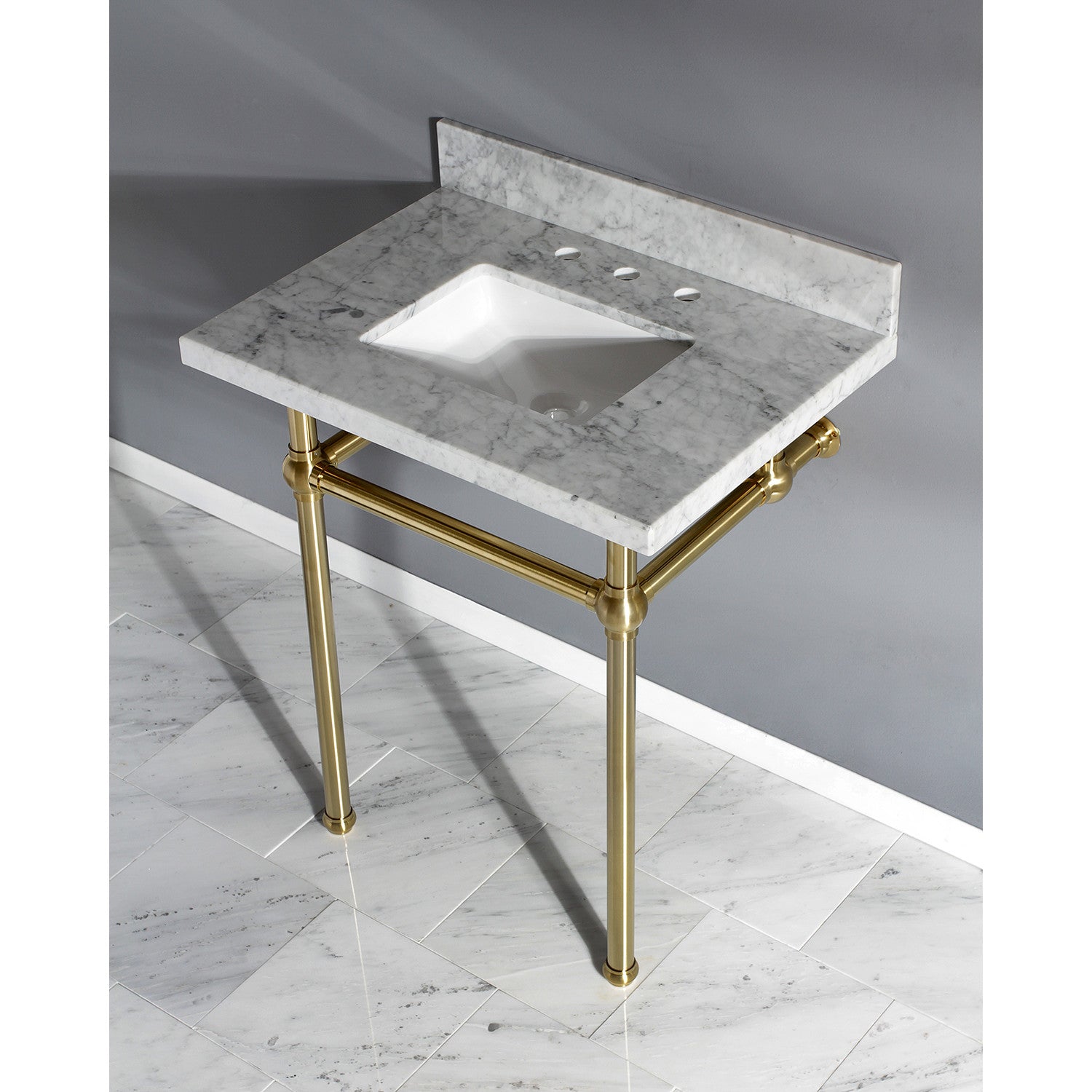 Kingston Brass Templeton lavabo consola — vista