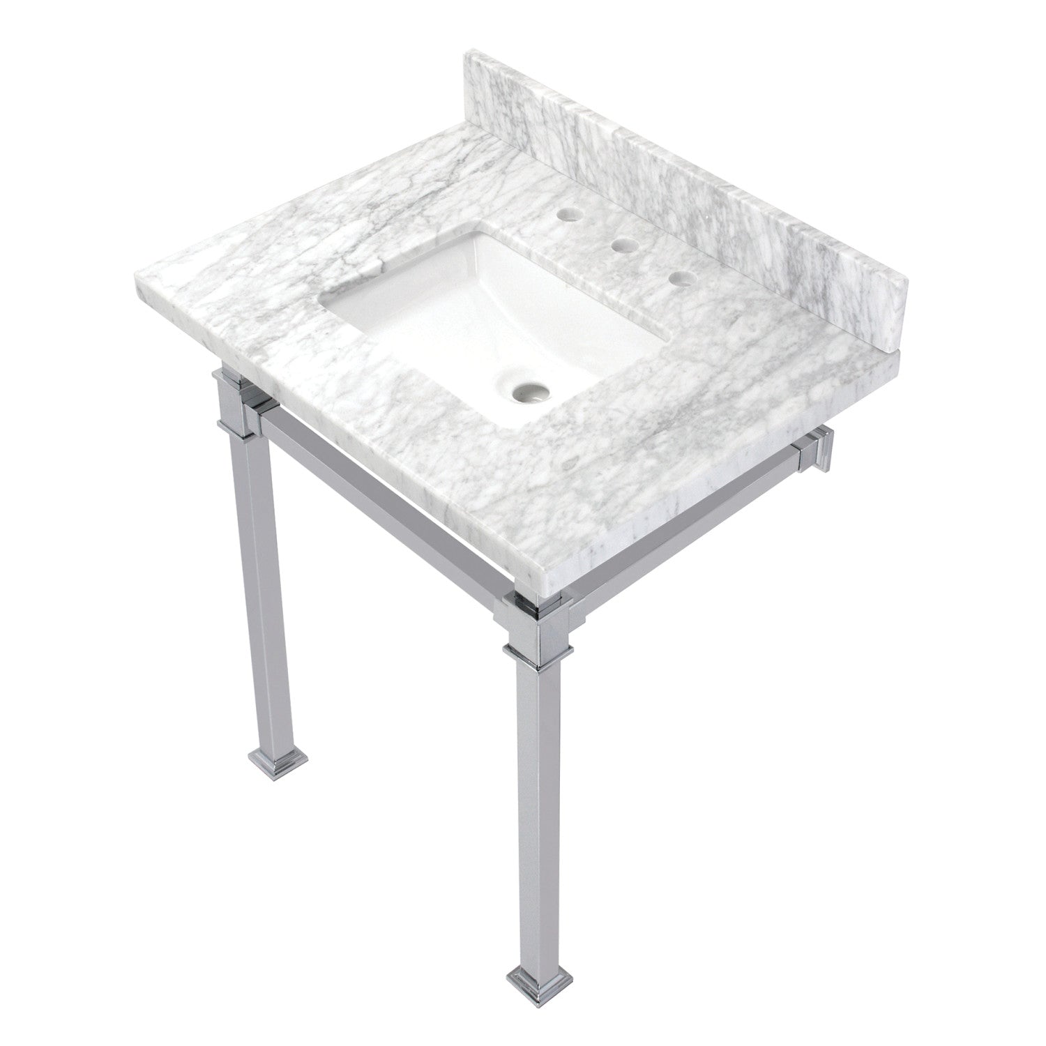 Kingston Brass Monarch lavabo consola — Cromo Pulido