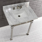 Kingston Brass Monarch lavabo consola — vista
