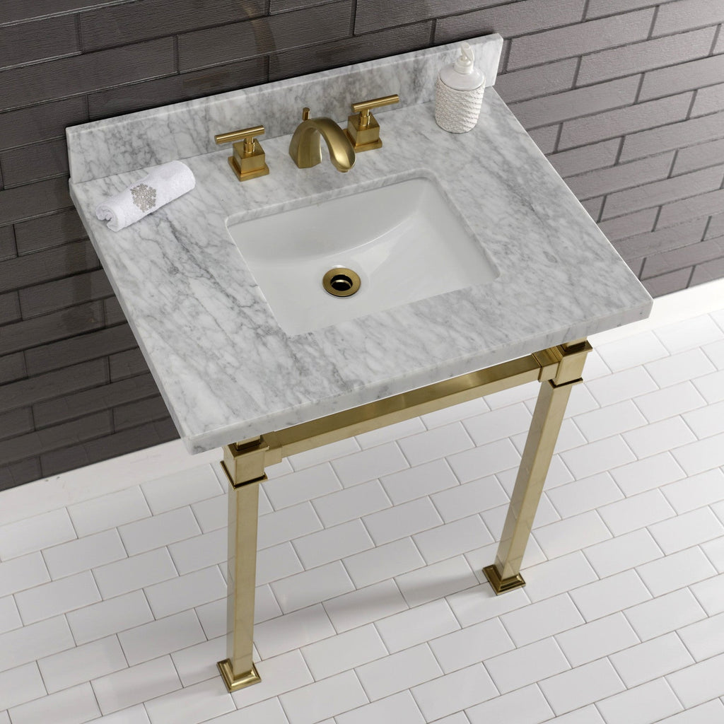 Kingston Brass Monarch lavabo consola — vista