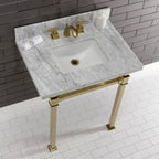 Kingston Brass Monarch lavabo consola — vista