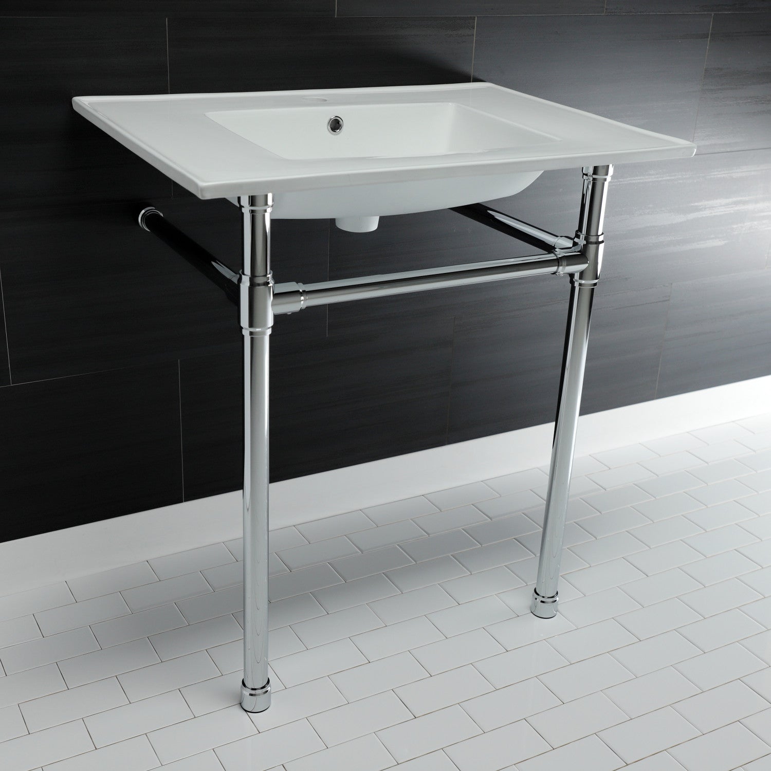 Kingston Brass Dreyfuss lavabo consola — vista