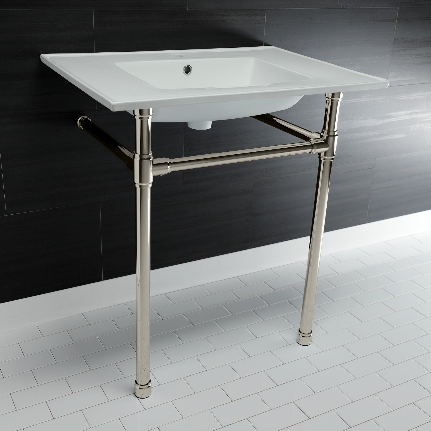 Kingston Brass Dreyfuss lavabo consola — vista