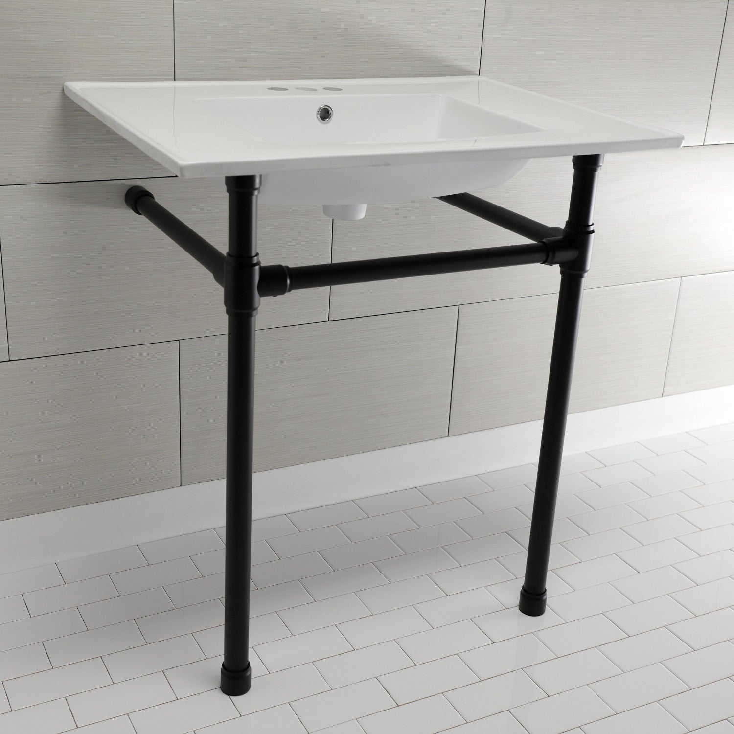 Kingston Brass Dreyfuss lavabo consola — vista