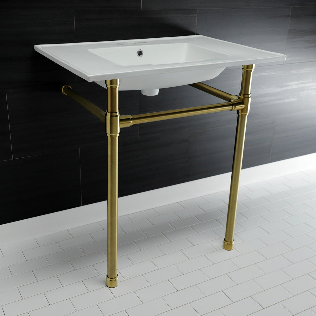Kingston Brass Dreyfuss lavabo consola — vista