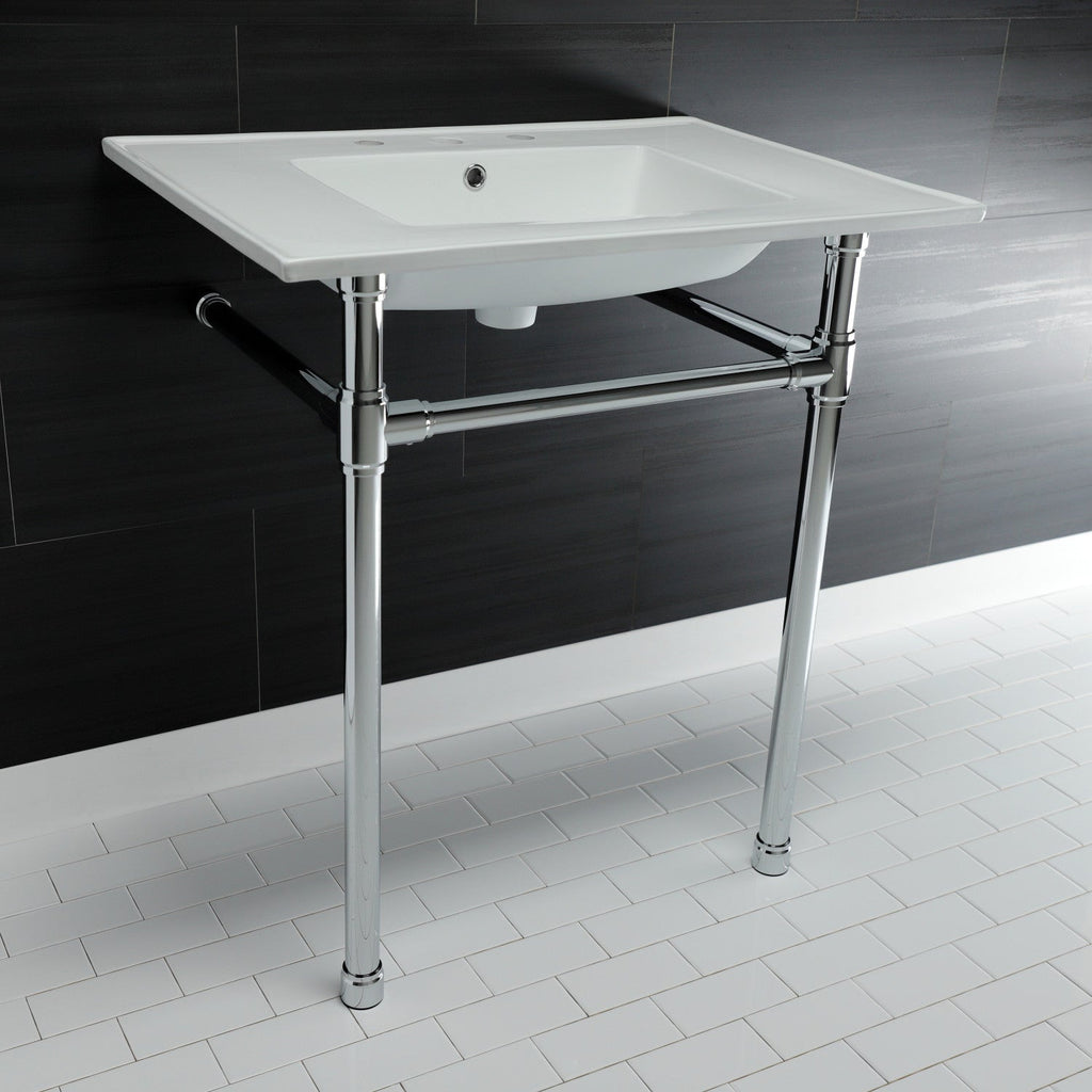 Kingston Brass Dreyfuss lavabo consola — vista