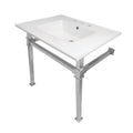 Kingston Brass Monarch lavabo consola — Cromo Pulido