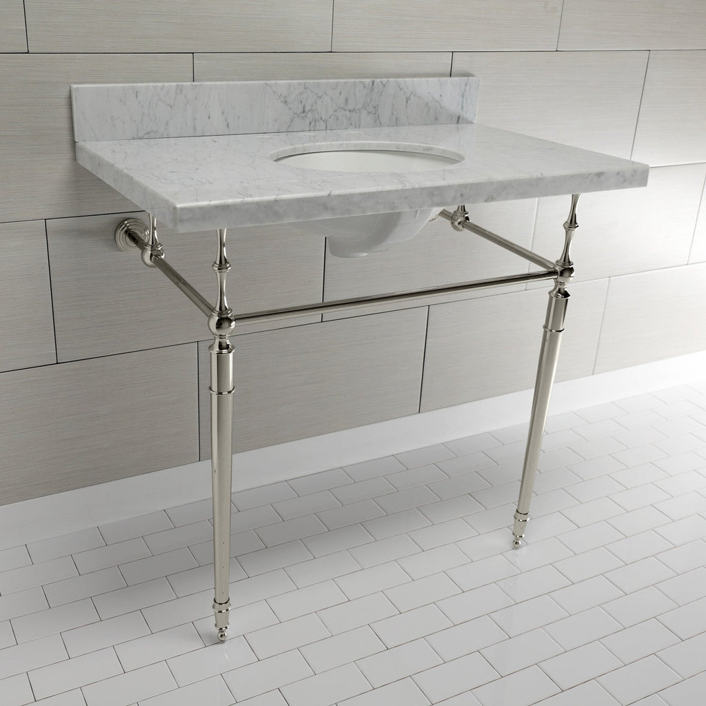 Kingston Brass Edwardian lavabo consola — vista