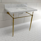 Kingston Brass Edwardian lavabo consola — vista