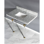 Kingston Brass Templeton lavabo consola — vista