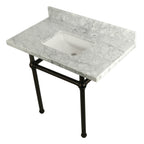 Kingston Brass Templeton lavabo consola — Bronce Aceitado