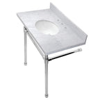 Kingston Brass Dreyfuss lavabo consola — Cromo Pulido