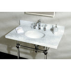 Kingston Brass Templeton lavabo consola — vista