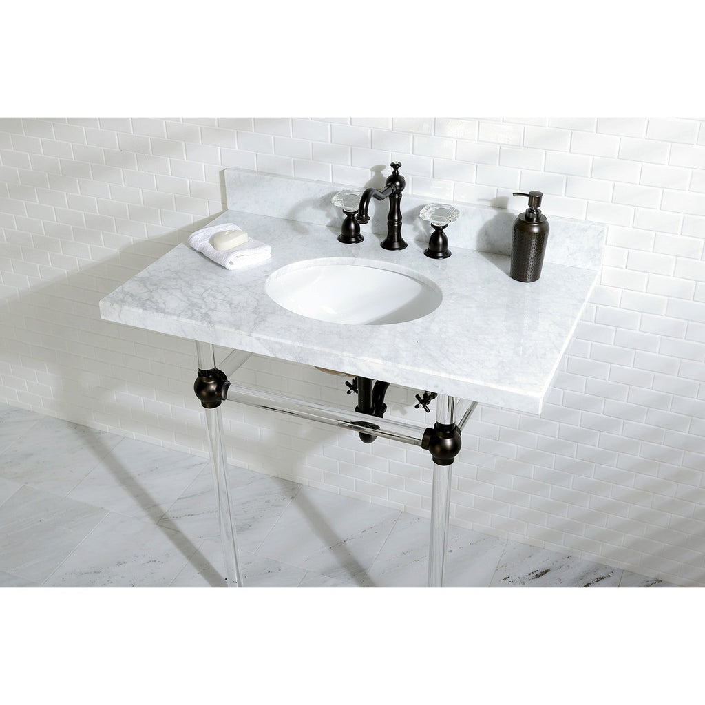 Kingston Brass Templeton lavabo consola — vista