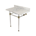 Kingston Brass Templeton lavabo consola — Níquel Pulido