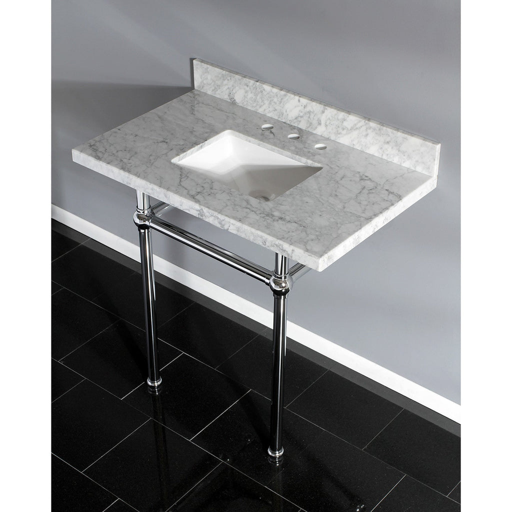 Kingston Brass Templeton lavabo consola — vista