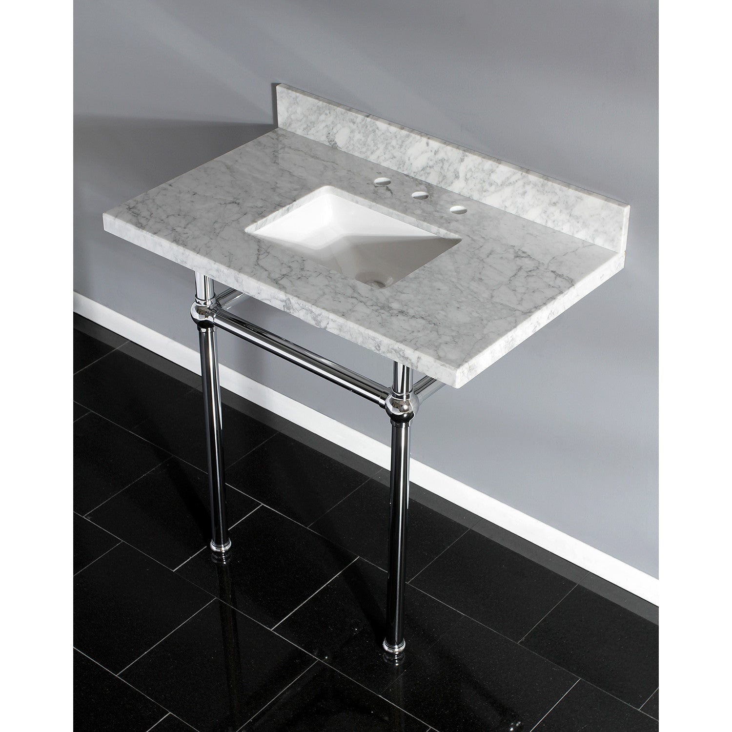 Kingston Brass Templeton lavabo consola — vista