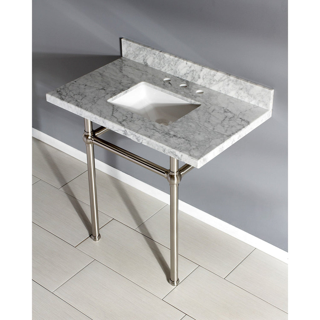 Kingston Brass Templeton lavabo consola — vista