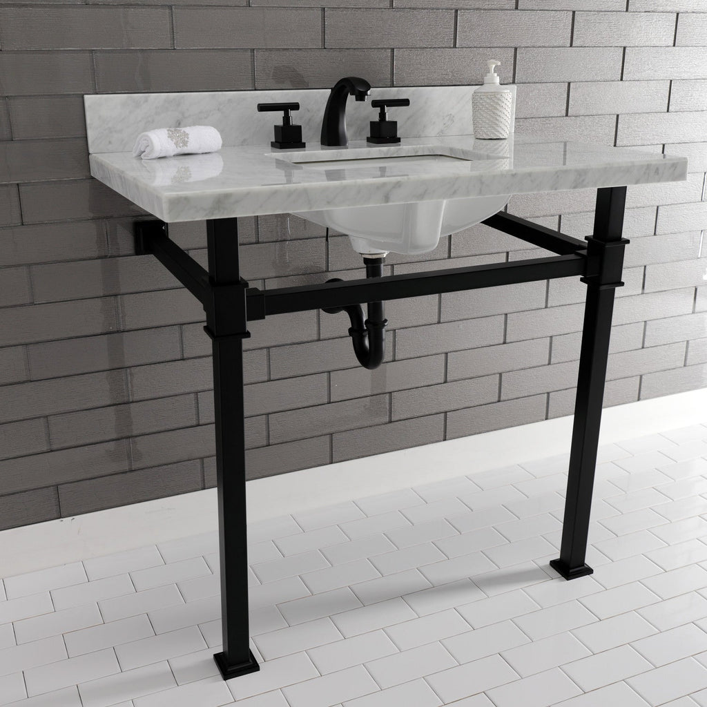 Kingston Brass Monarch lavabo consola — vista