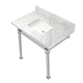 Kingston Brass Monarch lavabo consola — Cromo Pulido