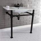 Kingston Brass Monarch lavabo consola — vista