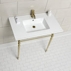 Kingston Brass Edwardian lavabo consola — vista