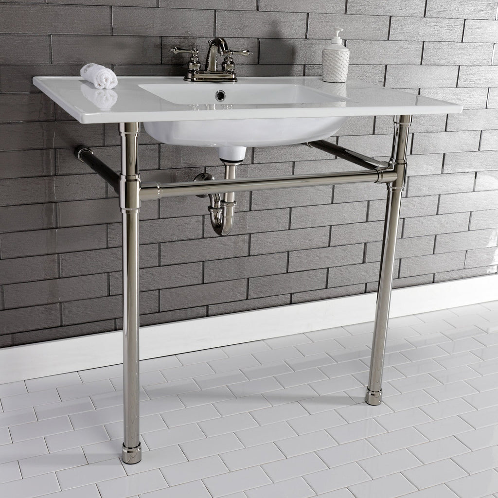 Kingston Brass Dreyfuss lavabo consola — vista