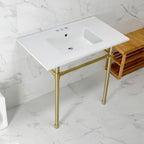 Kingston Brass Dreyfuss lavabo consola — vista