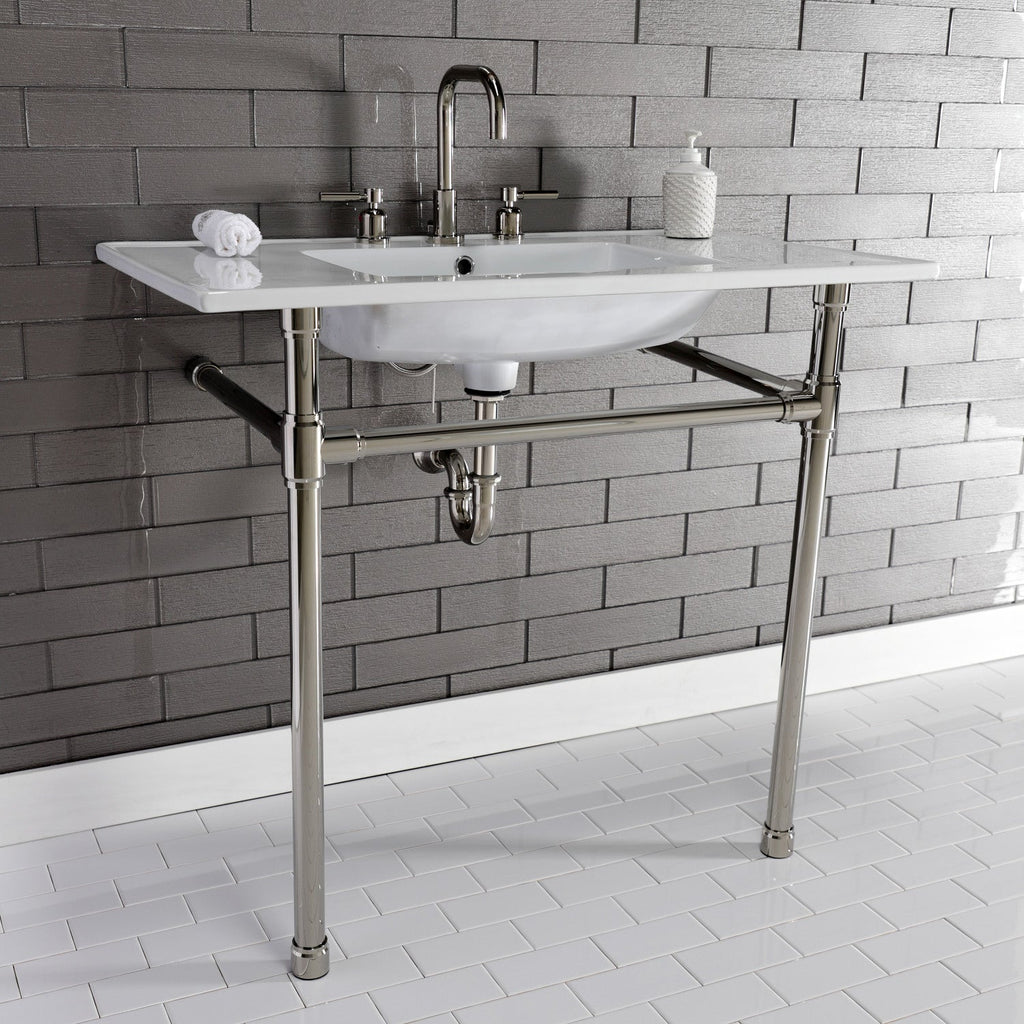Kingston Brass Dreyfuss lavabo consola — vista