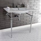 Kingston Brass Edwardian lavabo consola — vista