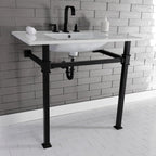 Kingston Brass Monarch lavabo consola — vista