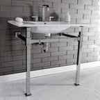 Kingston Brass Monarch lavabo consola — vista