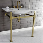 Kingston Brass Monarch lavabo consola — vista
