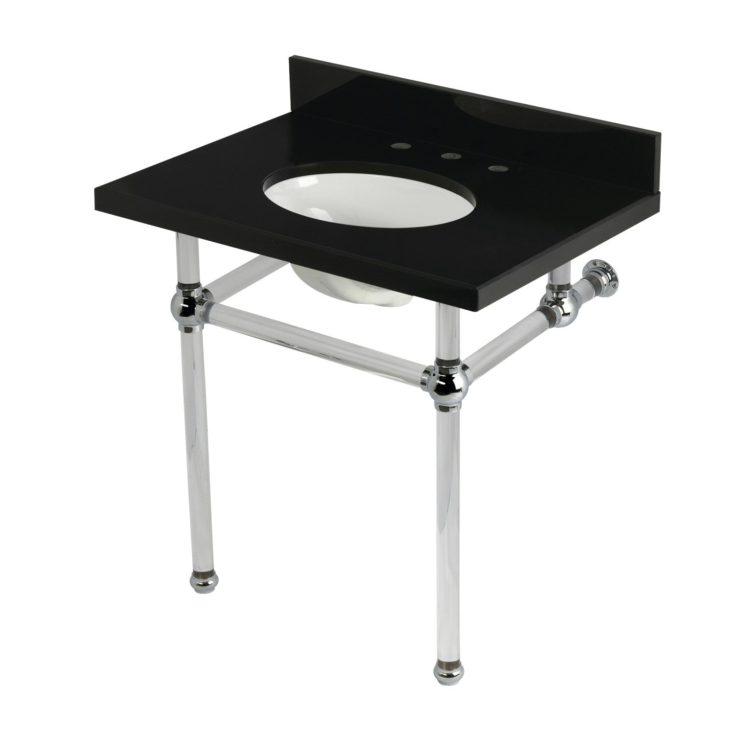 Kingston Brass Templeton lavabo consola — Cromo Pulido
