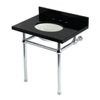 Kingston Brass Templeton lavabo consola — Cromo Pulido