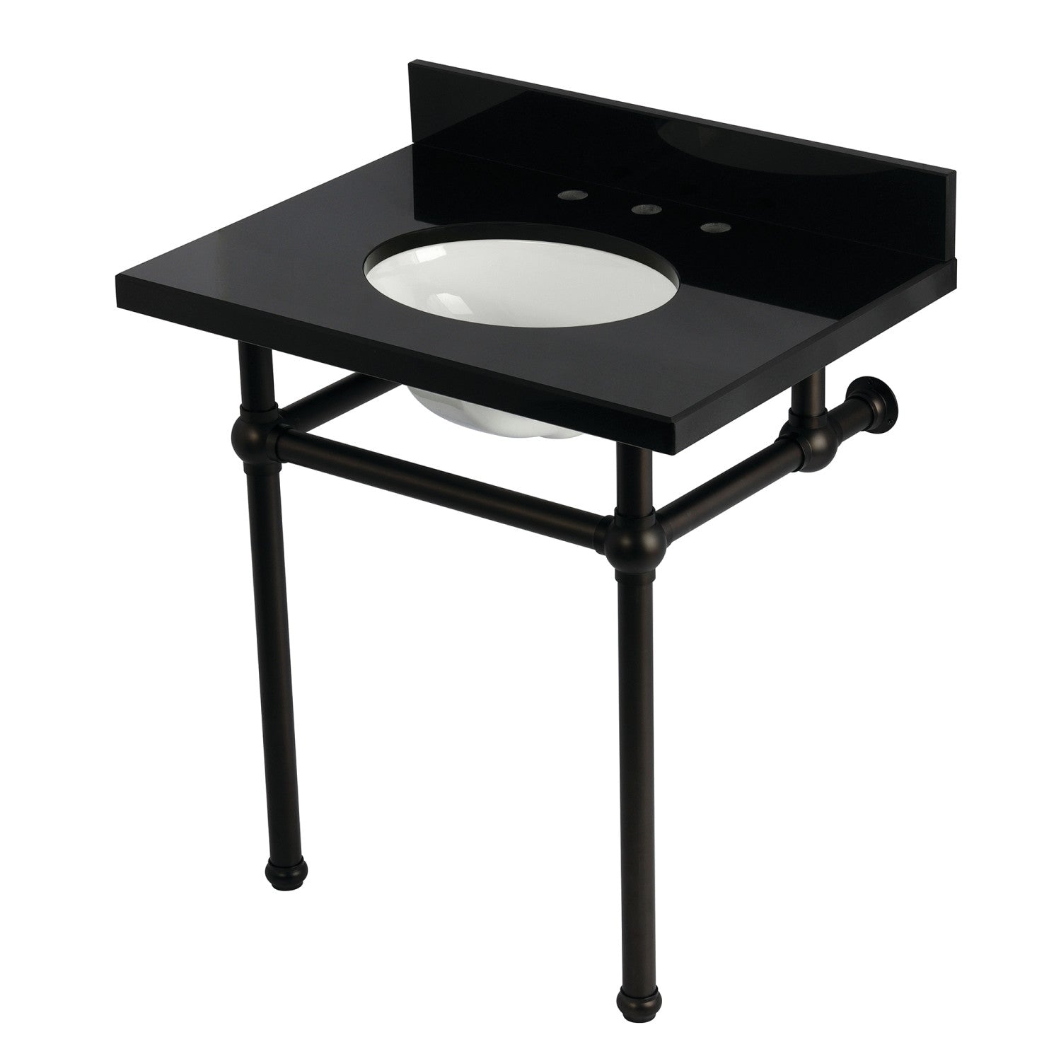 Kingston Brass Templeton lavabo consola — Bronce Aceitado