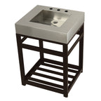 Kingston Brass Kingston Commercial lavabo consola — Bronce Aceitado
