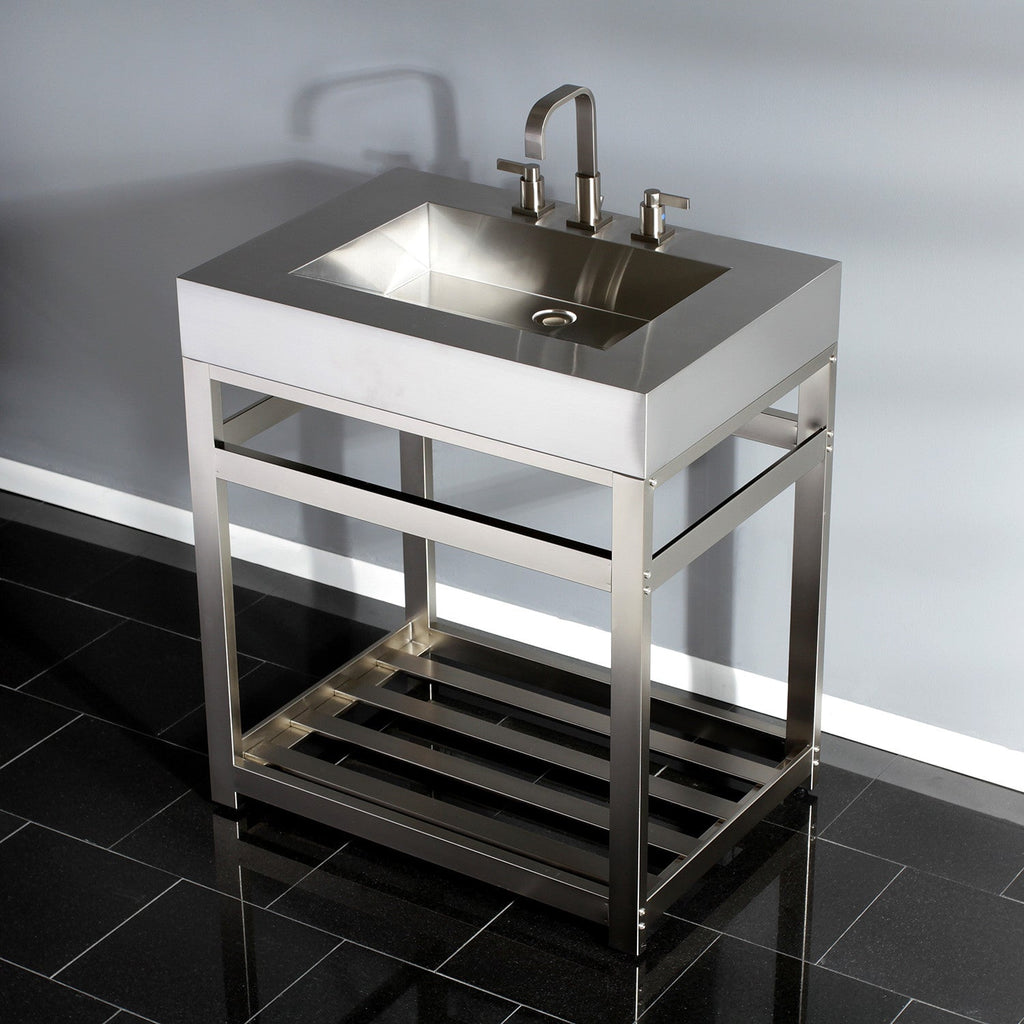 Kingston Brass Kingston Commercial lavabo consola — vista