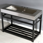 Kingston Brass Kingston Commercial lavabo consola — vista