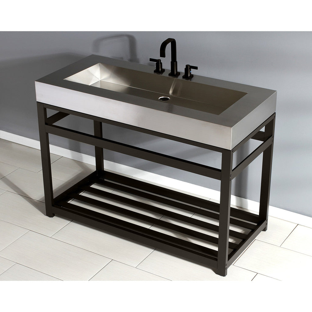 Kingston Brass Kingston Commercial lavabo consola — vista