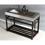 Kingston Brass Kingston Commercial lavabo consola — vista