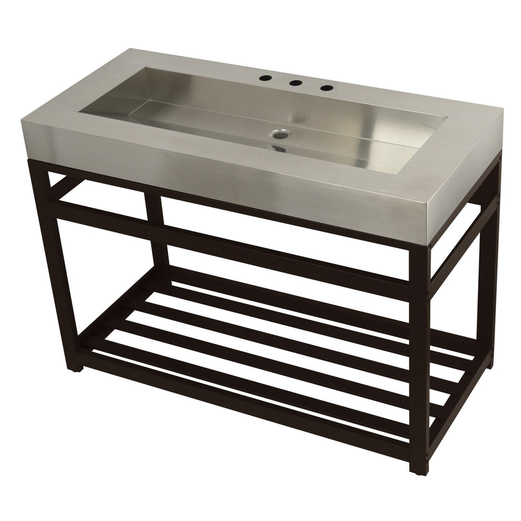Kingston Brass Kingston Commercial lavabo consola — Bronce Aceitado