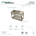 Kingston Brass Kingston Commercial lavabo consola — vista