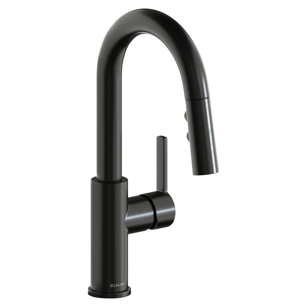 Elkay Avado Grifo para Bar y Prep — Acero Negro